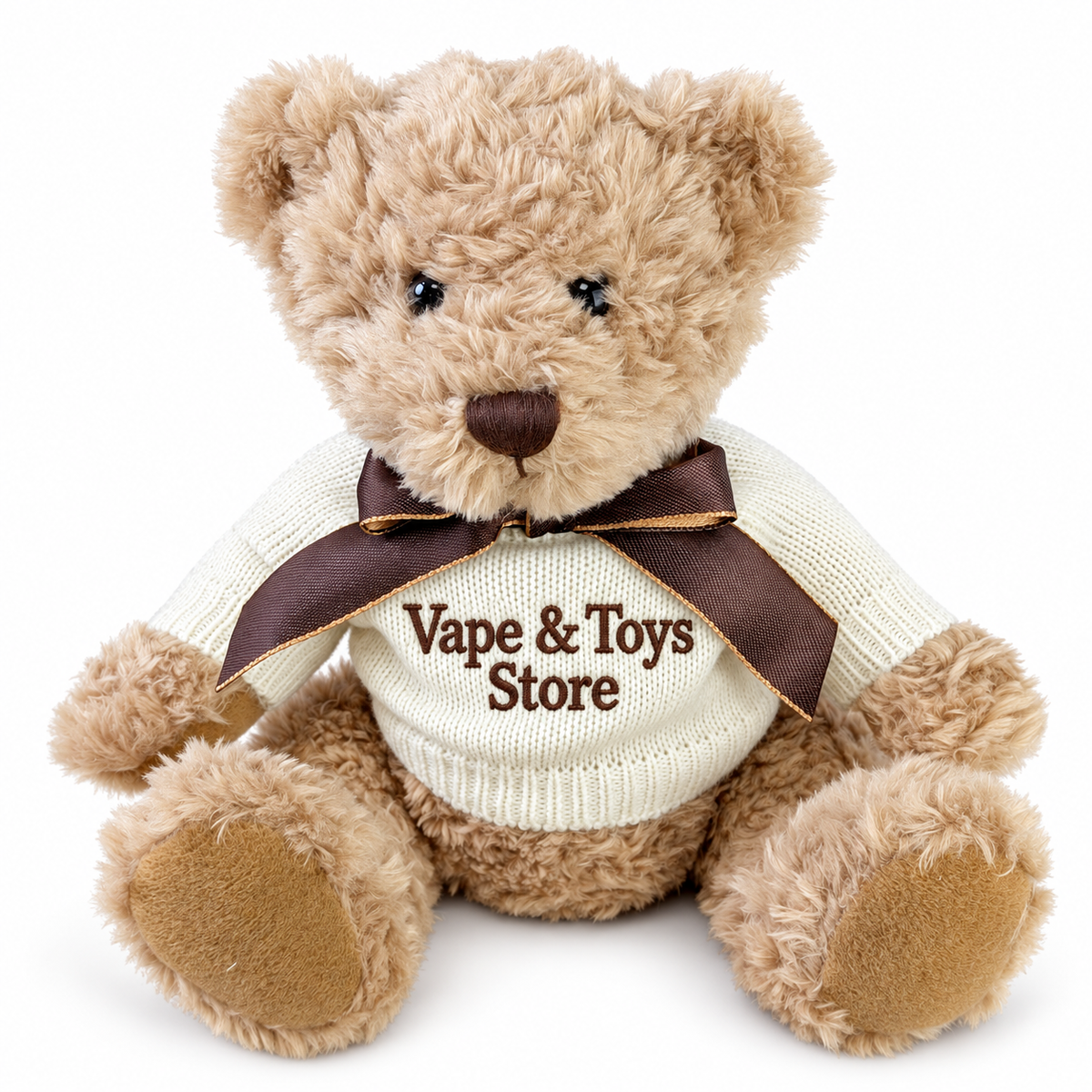 Vape & Toys Store Classic Teddy Bear – Soft Brown Plush Toy