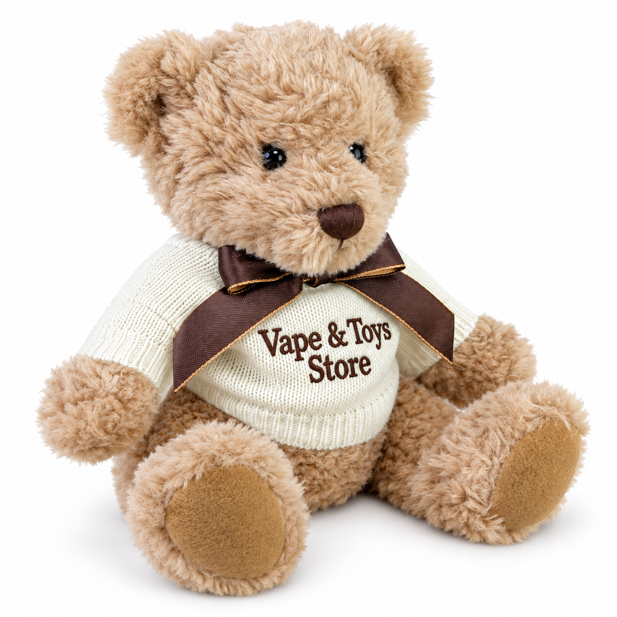 Vape & Toys Store Classic Teddy Bear – Soft Brown Plush Toy