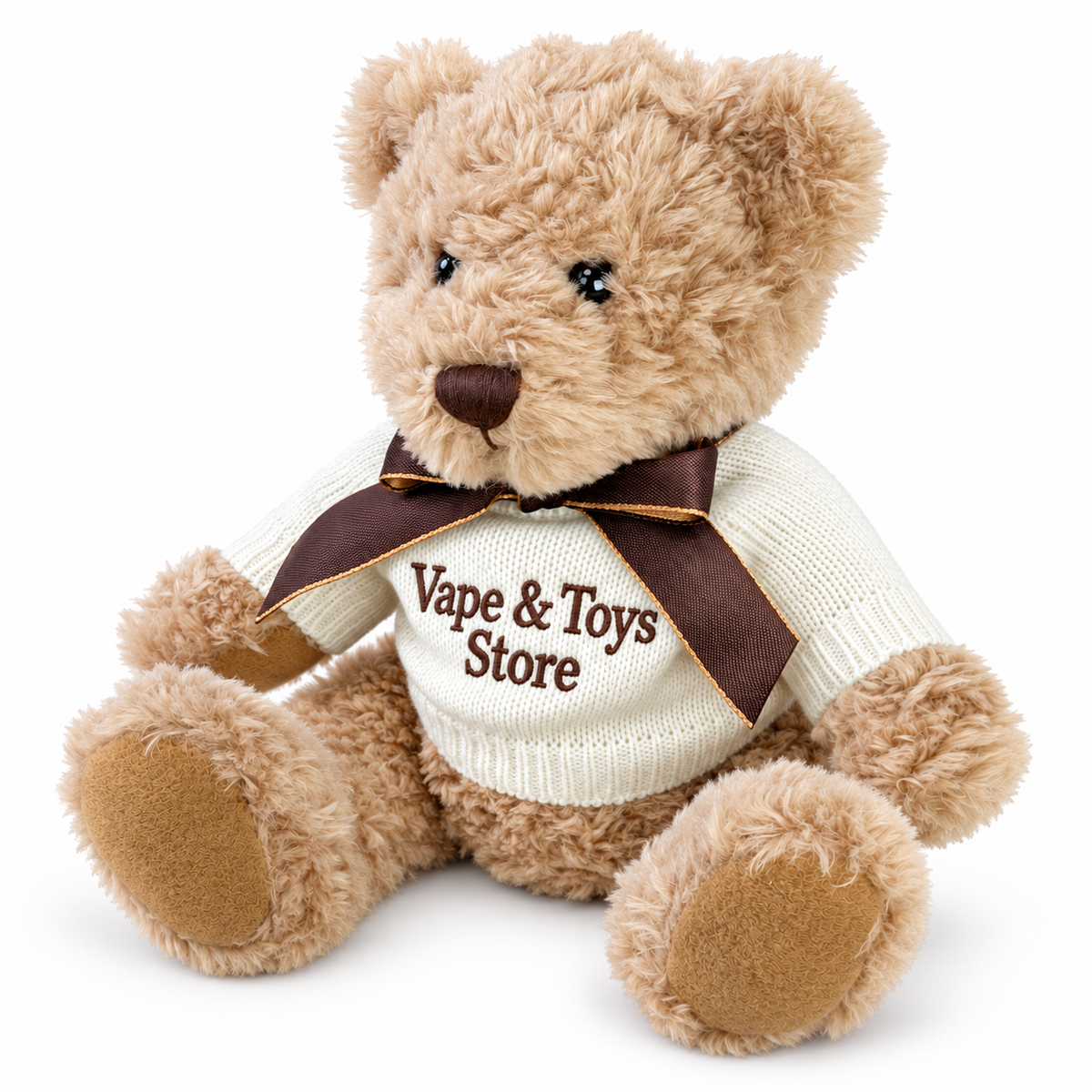 Vape & Toys Store Classic Teddy Bear – Soft Brown Plush Toy